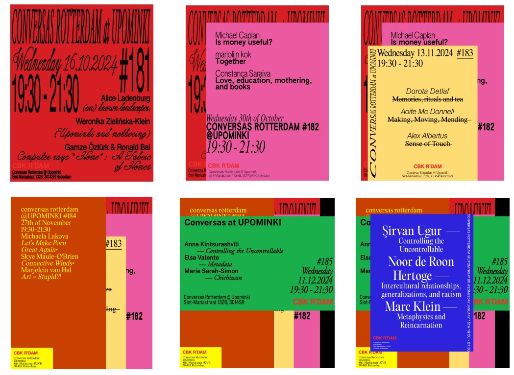 CONVERSAS ROTTERDAM at UPOMINKI