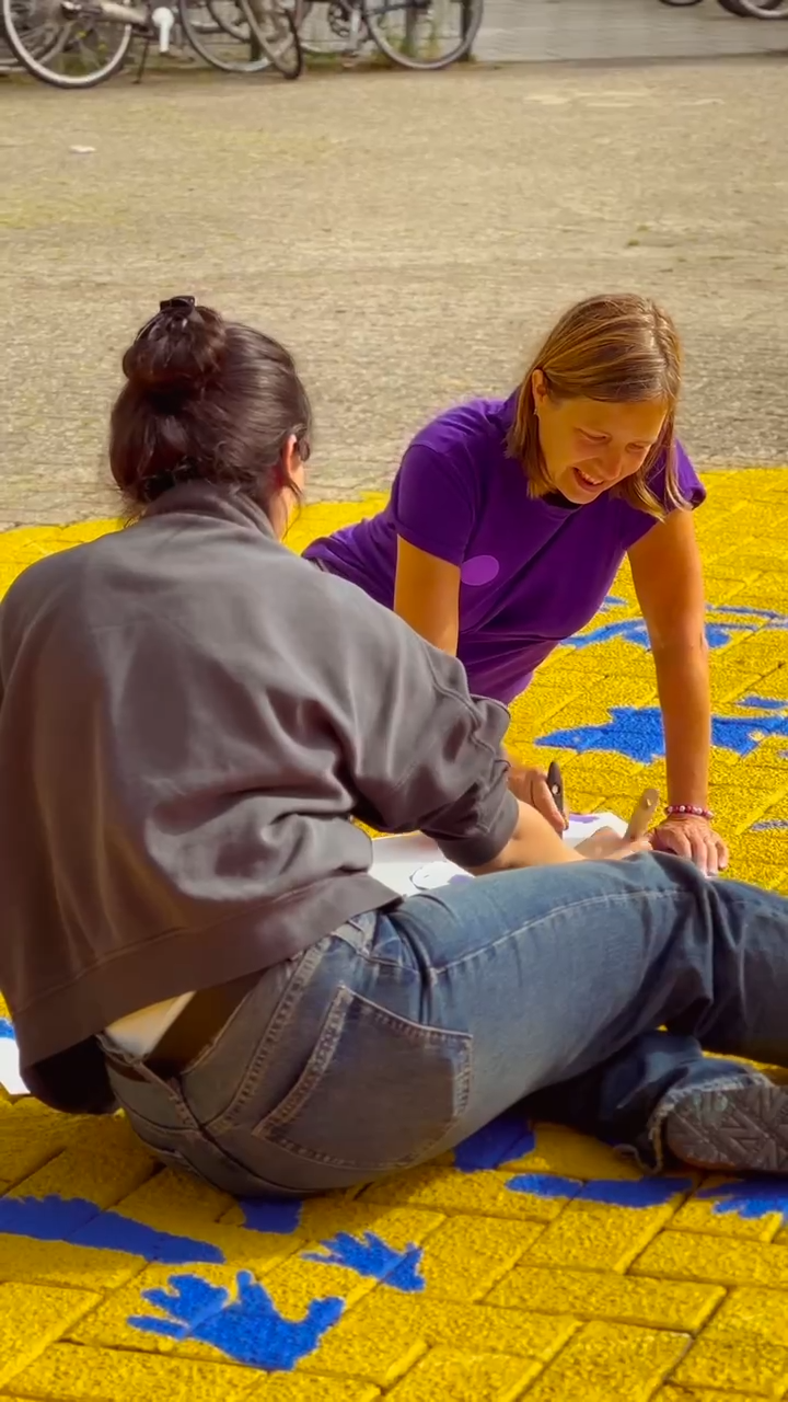 Workshopserie & muurschildering i.s.m. Stichting de Vrolijkheid & Eveline Schram