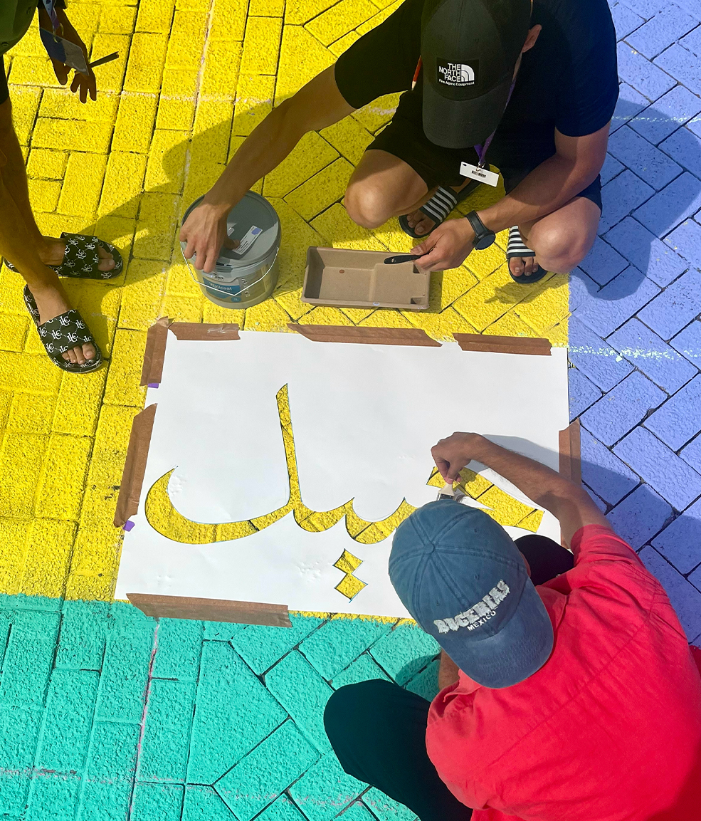 Grondschildering COA Leiden