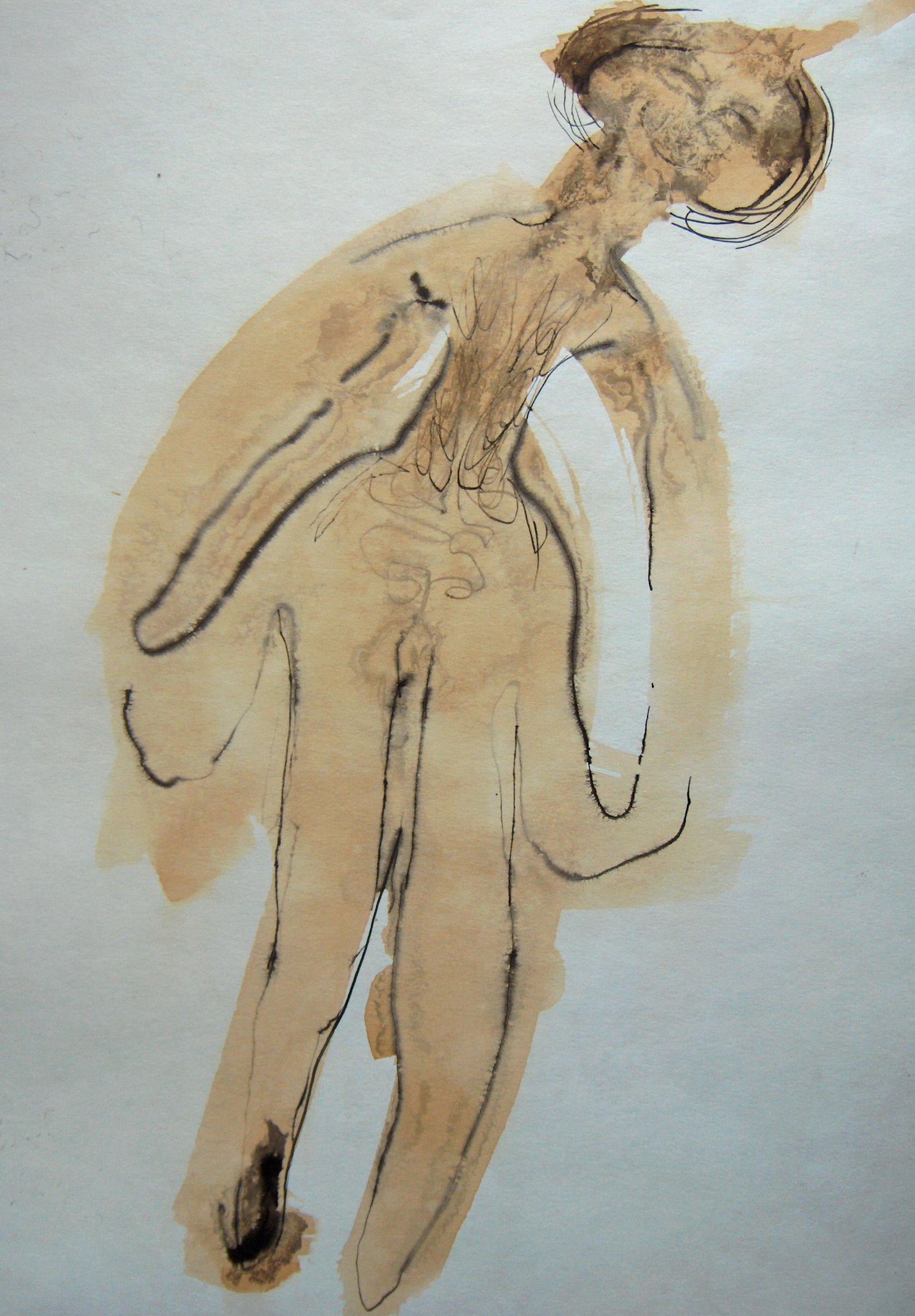 Bi-manual art onderzoek naar het feminine in riso prints