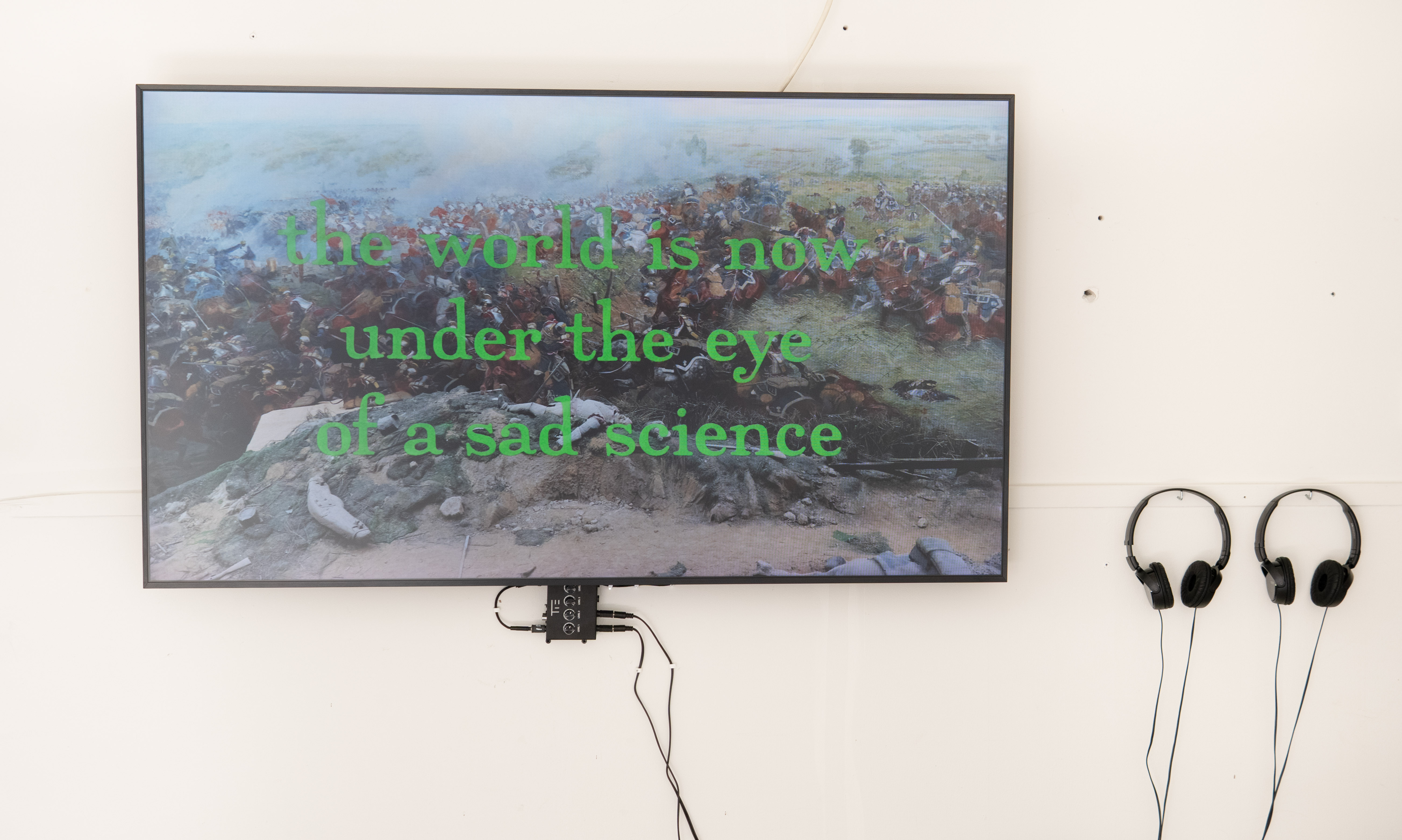 the world is now under the eye of a sad science
